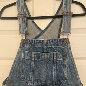 Ripped Denim shortall / overalls